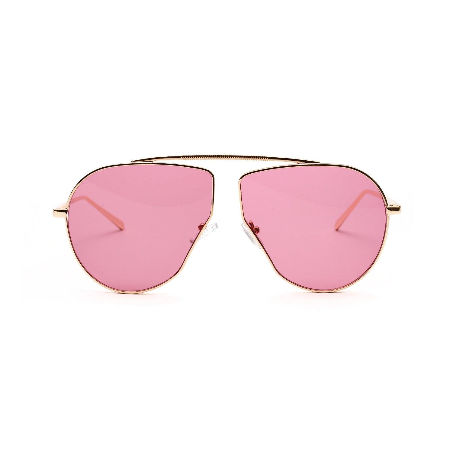 Redefine Fashion with A1166 Polygonal Big Frame Sunglasses for Women - Your-Look
