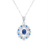 Retro Elegance: Natural Sapphire Pendant in S925 Silver - Your-Look