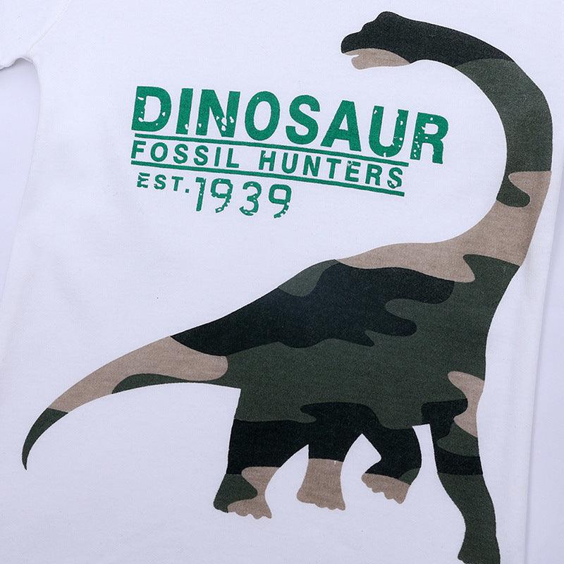Camouflage Dinosaur Long Sleeve Children&