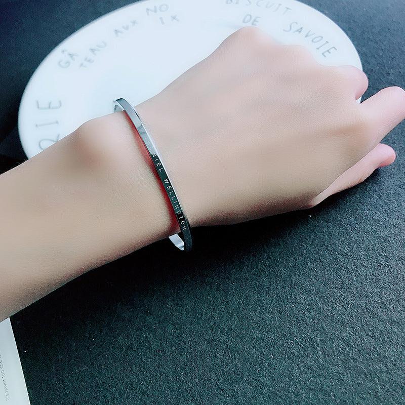 Rose Gold Titanium Steel Bracelet: Elegant Hand Jewelry for Women - Your-Look