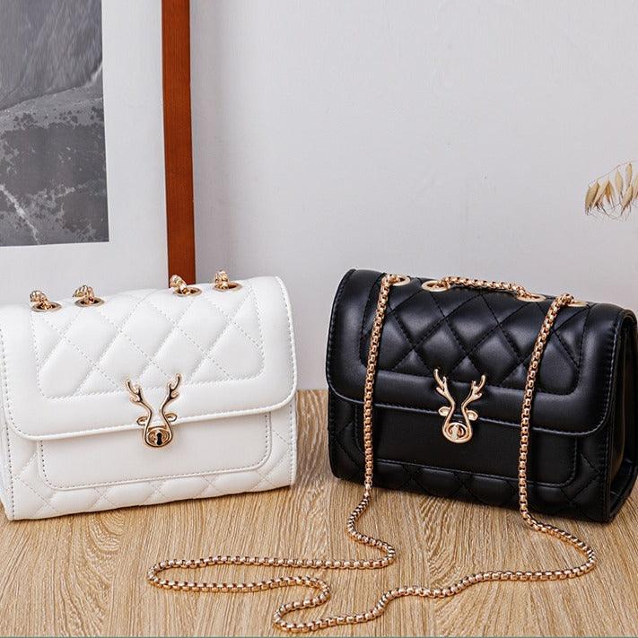 Summer Chic: Sheep Diamond Pattern Shoulder Bag for Effortless Style - Your-Look