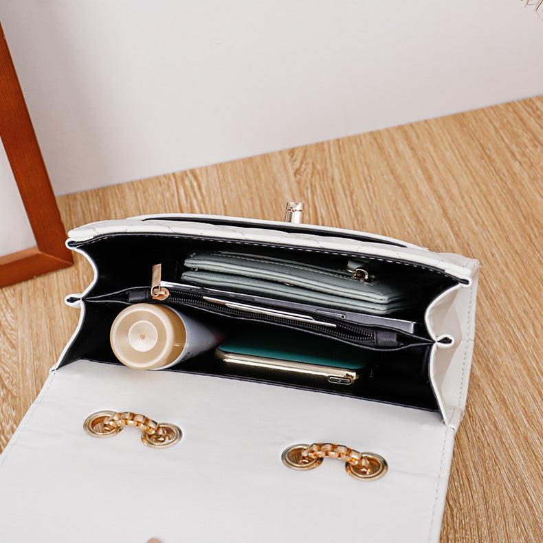 Summer Chic: Sheep Diamond Pattern Shoulder Bag for Effortless Style - Your-Look