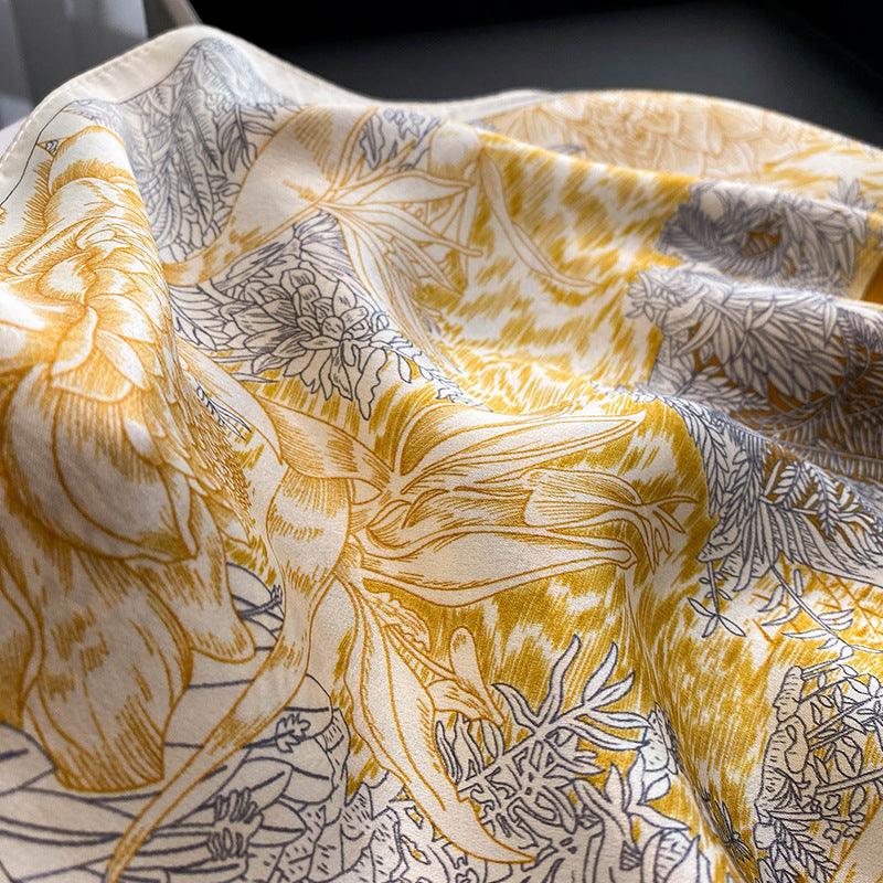 Silk Kerchief All-match Scarf - Your-Look