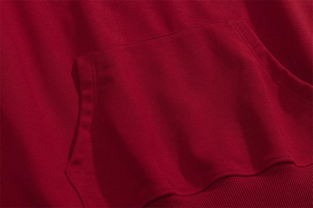 Silver Fox Velvet Heavy Velvet Padded Hooded Sweatshirt Men - Fashion - Your-Look