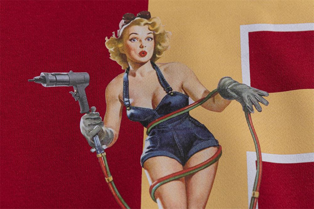 Silver Fox Velvet Heavy Velvet Padded Hooded Sweatshirt Men - Fashion - Your-Look