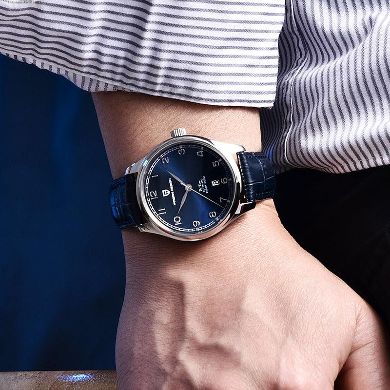 Effortless Sophistication" Simple Pin Buckle Calendar Men&