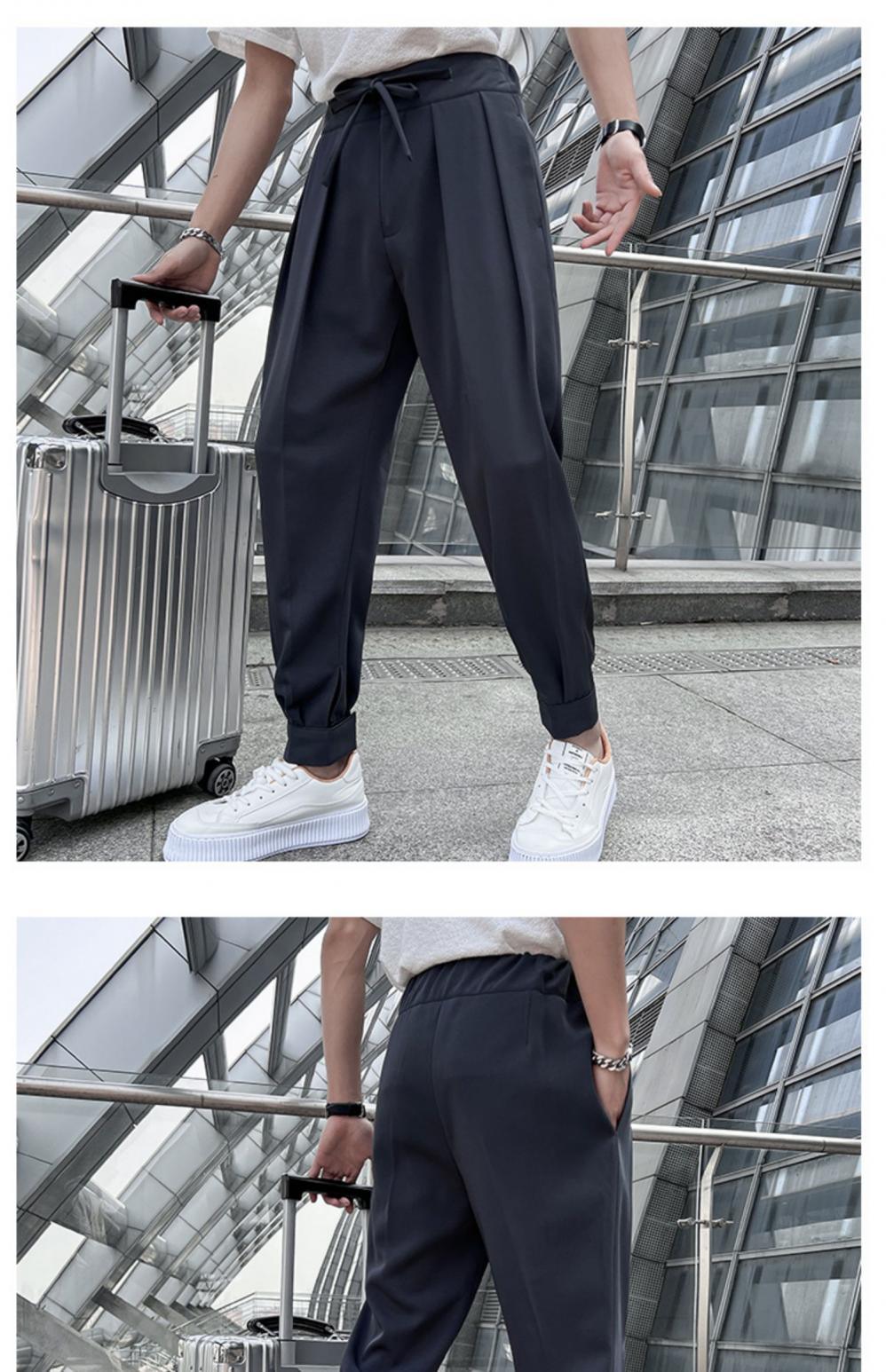 Slacks With Elastic Waists And Velcro Straps - Fashion - Your-Look