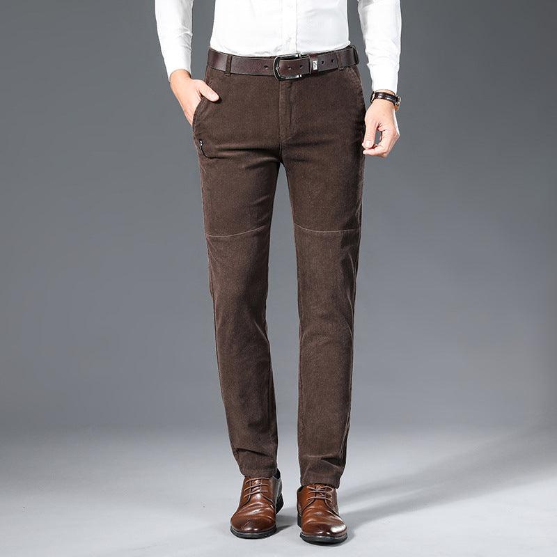 Slim-fit small-foot corduroy pants - Fashion - Your-Look