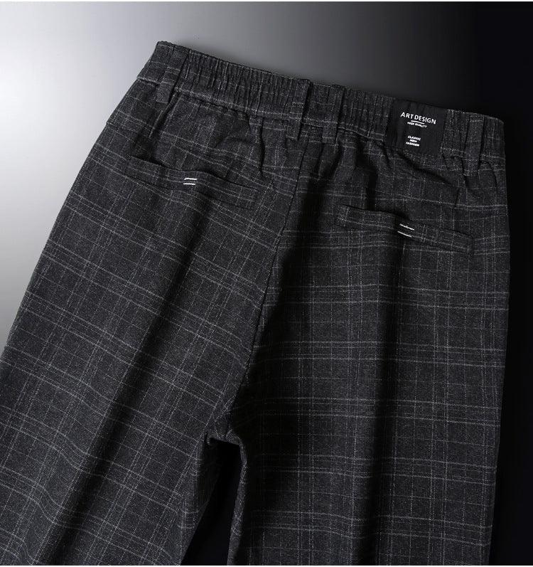 Slim Fit Stretch Straight For Work Youth Business Men&