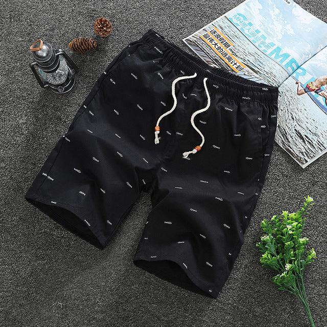 Solid color shorts men&