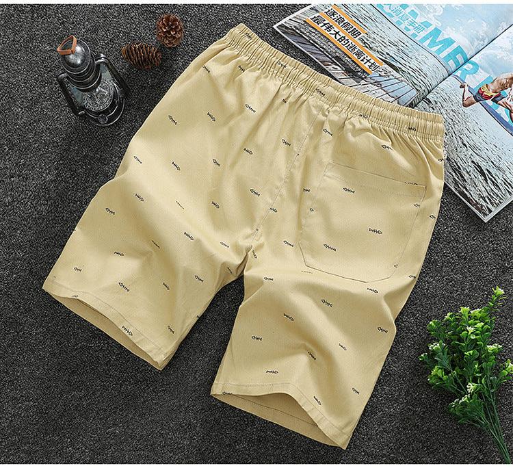 Solid color shorts men&