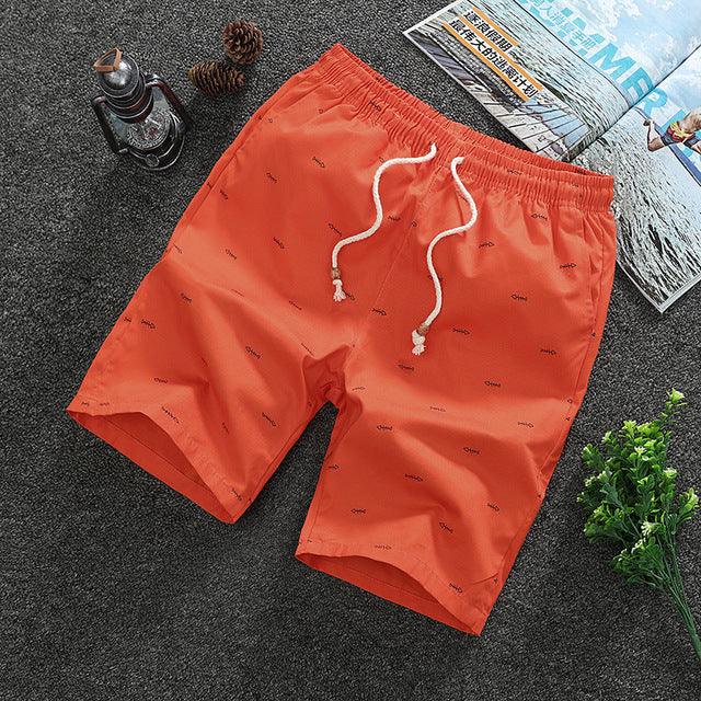 Solid color shorts men&