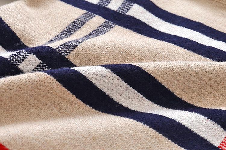 Boys plaid jacquard sweater - - Your-Look