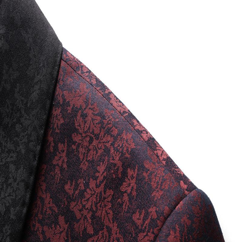 Sophisticated Slim Three-Piece Plaid Suit for Men: Casual Elegance Redefined