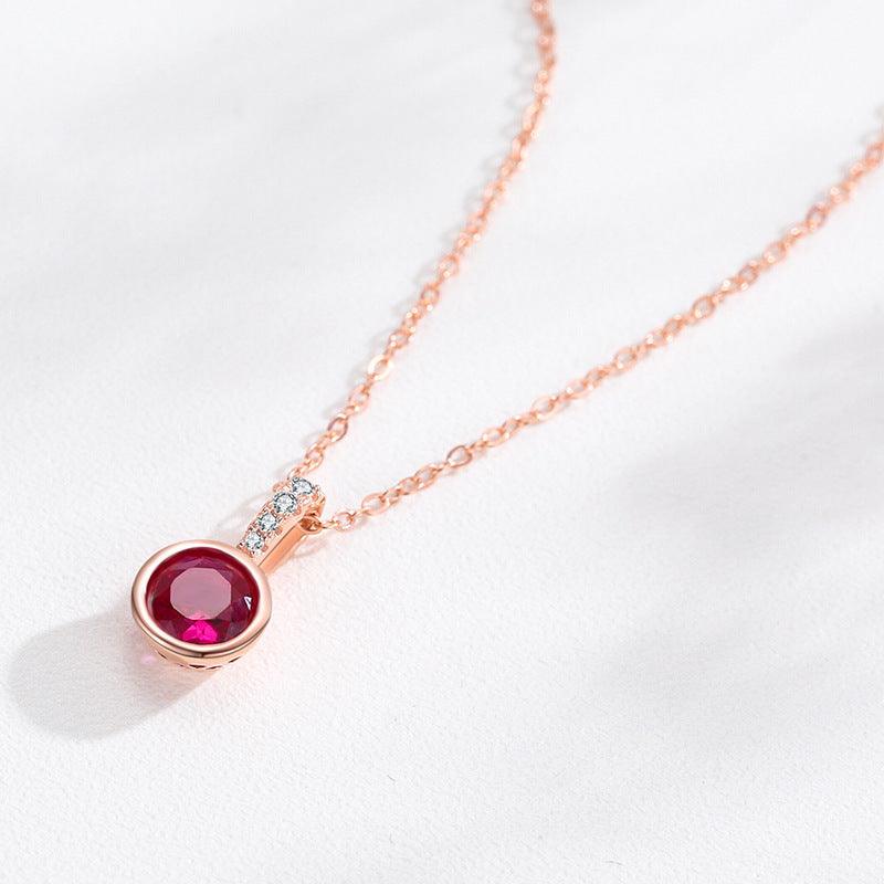 Sparkle with Elegance: S925 Sterling Silver Zircon Necklace for Women - Your-Look