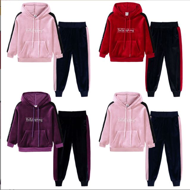 Fashion Girls Long Sleeve Two-piece Sports Suit - - Your-Look