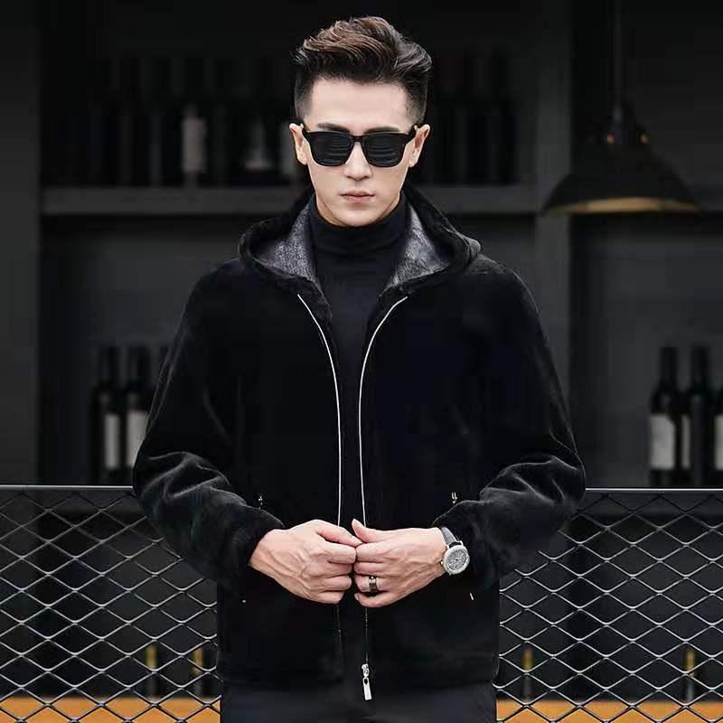 Stay Cozy and Stylish with our Double-Sided Sheep Shearing Jacket for Men - Your-Look