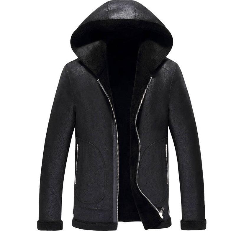 Stay Cozy and Stylish with our Double-Sided Sheep Shearing Jacket for Men - Your-Look