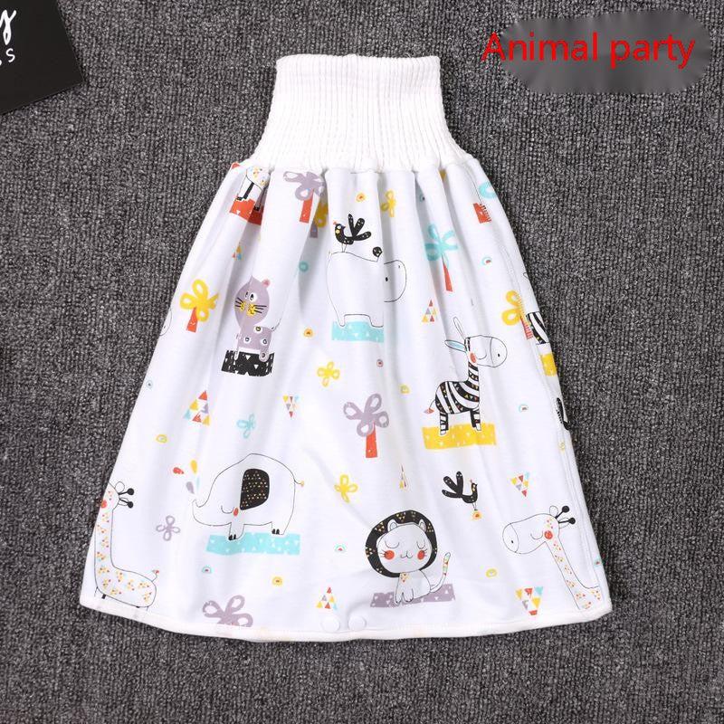 Stay Dry and Stylish: High Waist Waterproof Diaper Skirt for Babies & Kids - Your-Look