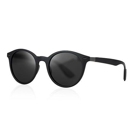 Stay Stylish and Protected with Polarized Round Frame Sunglasses for Men and Women