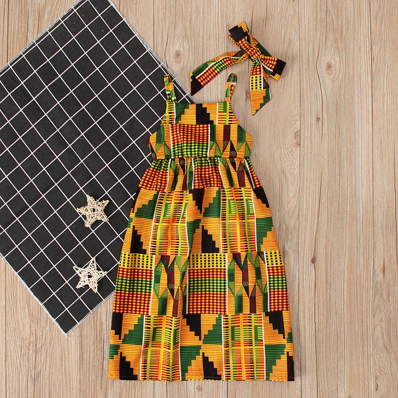 Strapless Strappy Skirt African Bohemian Style Dress - - Your-Look