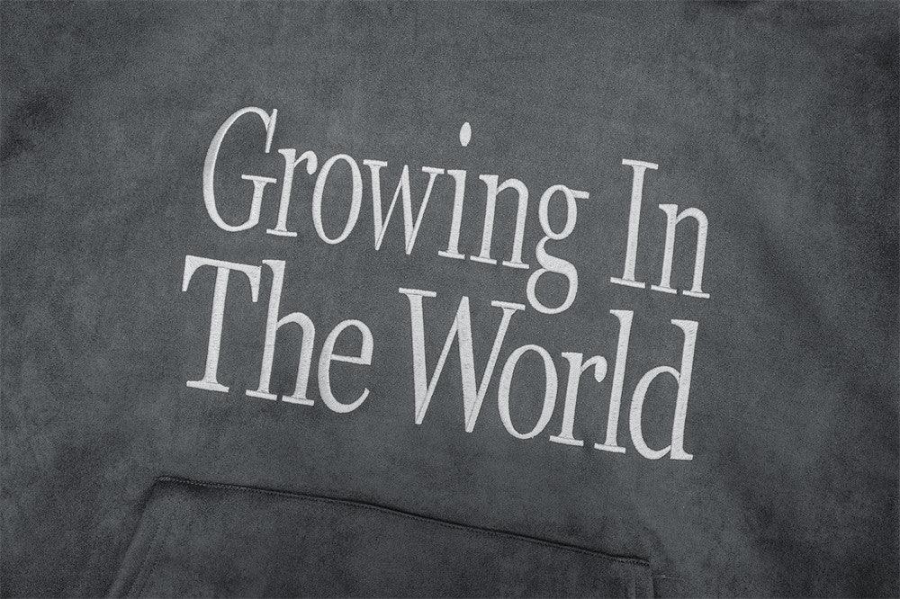 Street Fashion Hip Hop Embroidery Letters Hooded Loose Sweater