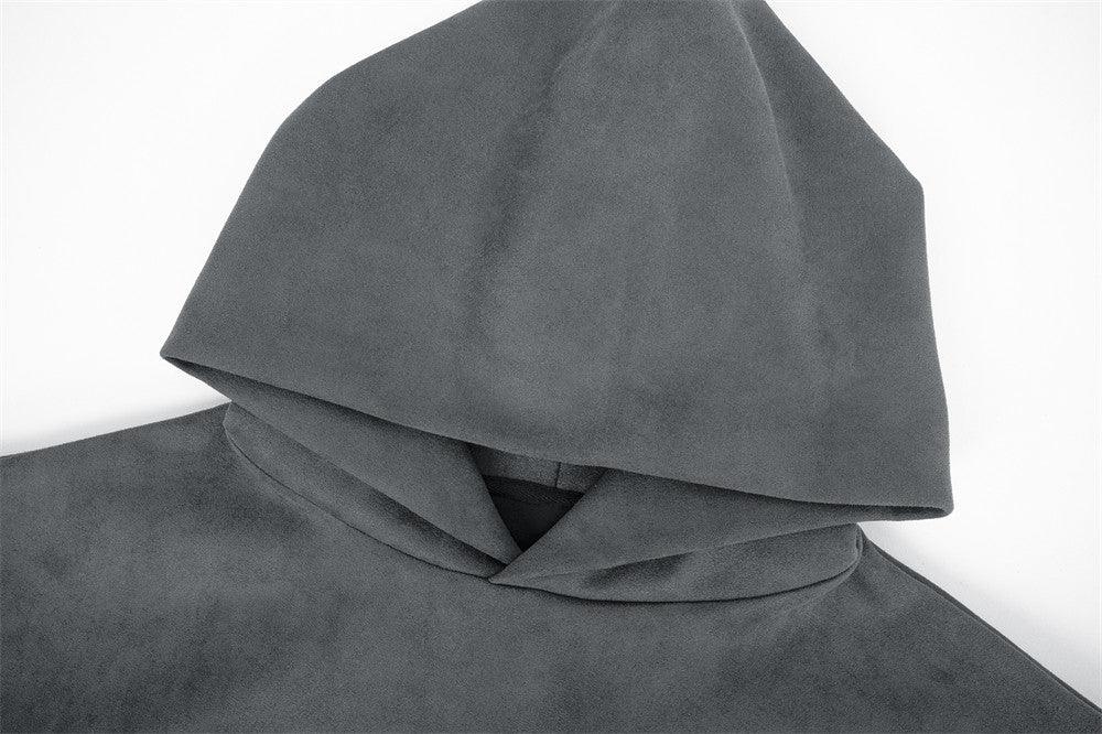 Street Fashion Hip Hop Embroidery Letters Hooded Loose Sweater