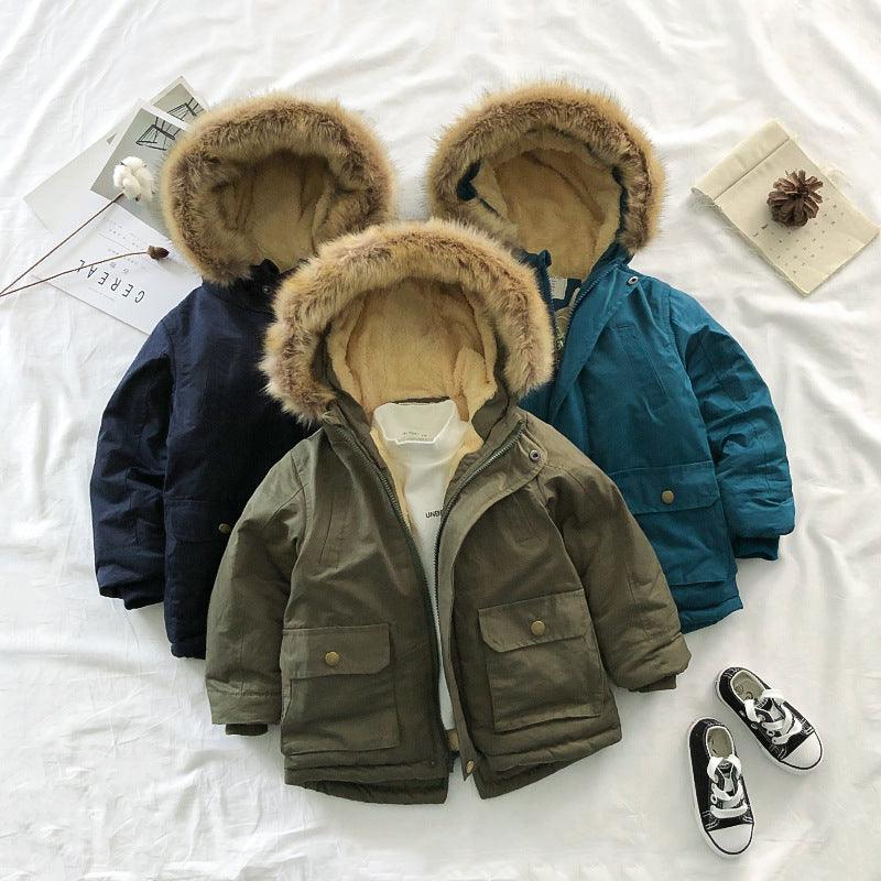 Stylish and Warm: Hooded Boys Padded Jacket for Cold Weather Adventures - Your-Look