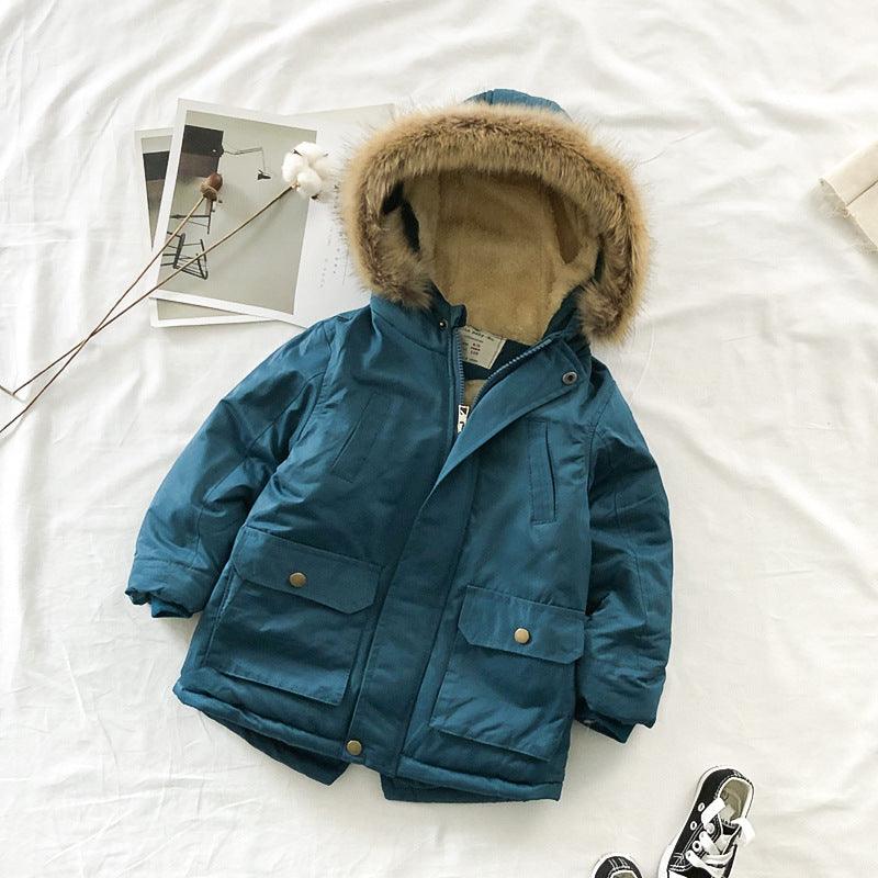 Stylish and Warm: Hooded Boys Padded Jacket for Cold Weather Adventures - Your-Look