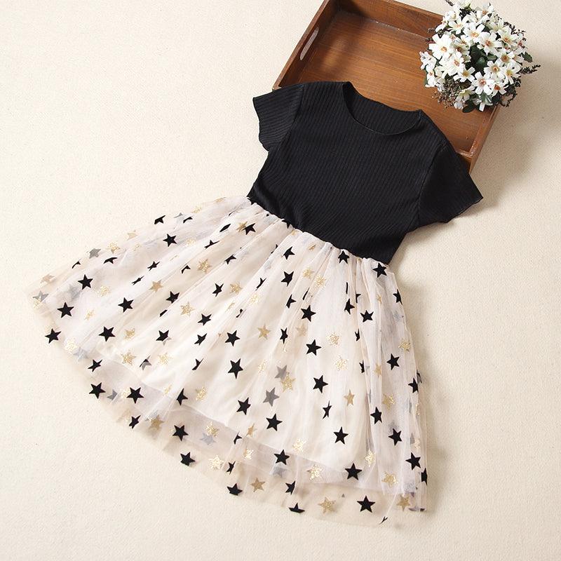 Dress summer girl foreign style baby girl short sleeve - - Your-Look