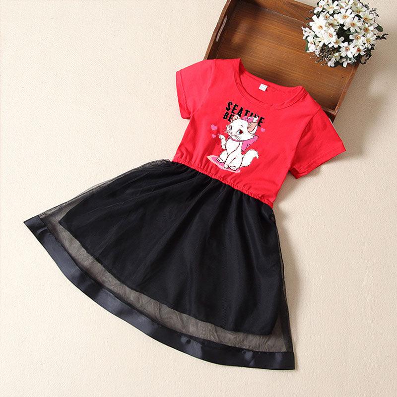Dress summer girl foreign style baby girl short sleeve - - Your-Look