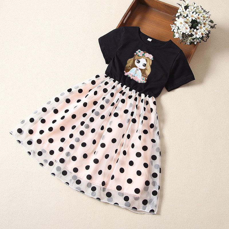 Dress summer girl foreign style baby girl short sleeve - - Your-Look