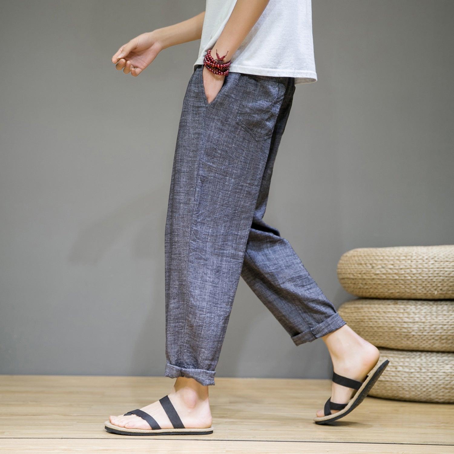 Summer New Linen Casual Pants