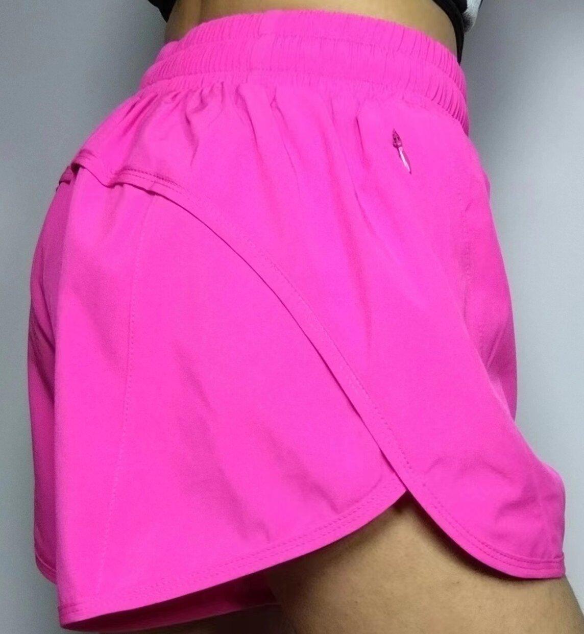 Summer Sports Shorts With Zipper Pockets Breathable Loose Anti-exposure Outdoor Running Fitness Pants For Womens Clothing - FASHION - Your-Look