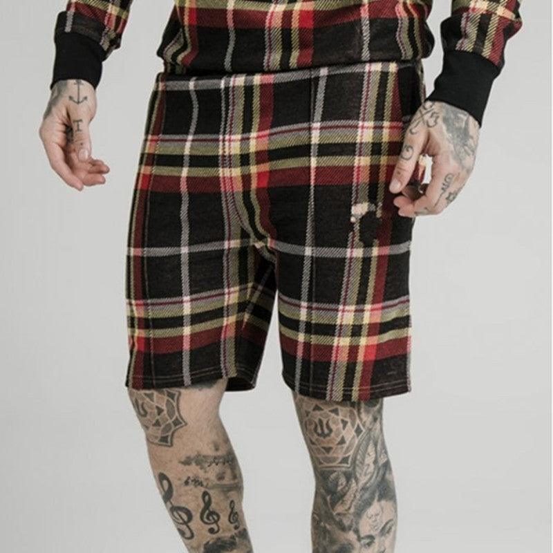 Summer Striped Casual Shorts Straight Leg Cropped Pants Men - Fashion - Your-Look