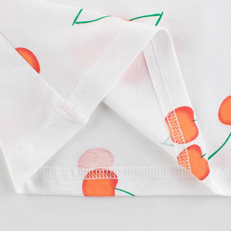 Fashion Summer Print Girls Short Sleeve T-shirt - - Your-Look