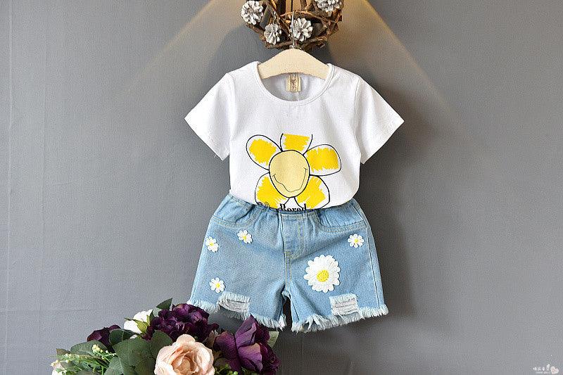 Girls two-piece summer children&