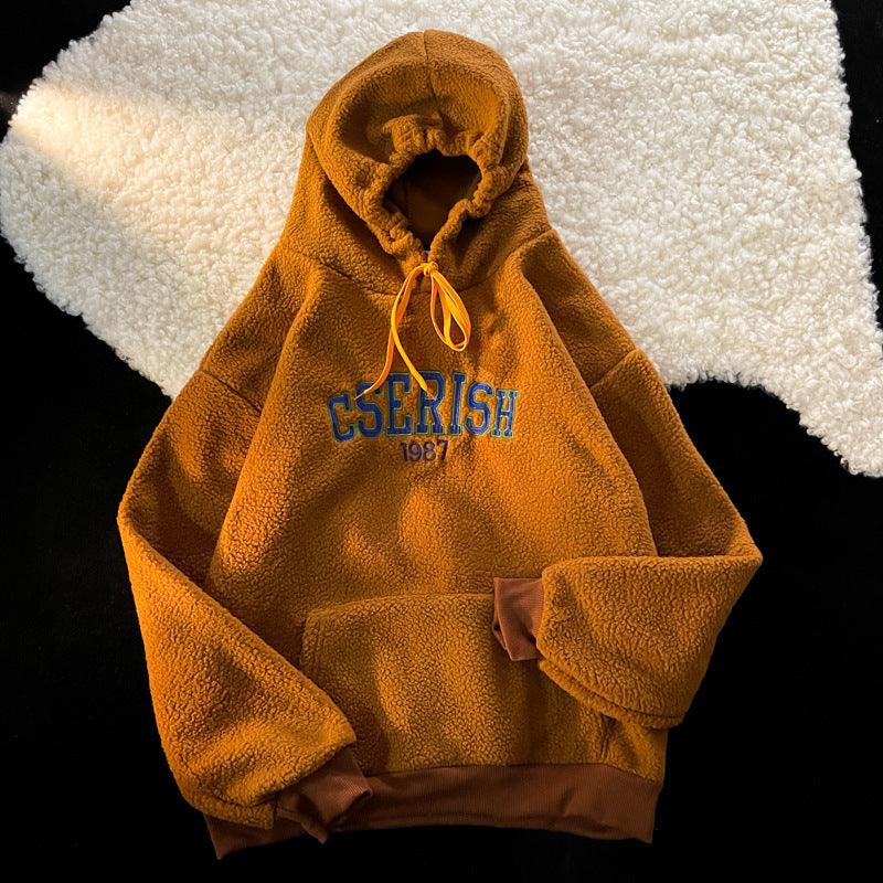 Embroidery Velvet Japanese Loose Korean Style Trendy Coat - Fashion - Your-Look