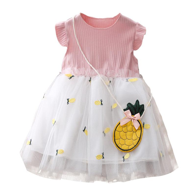 Girls Dress Summer Baby Girl Baby Foreign Style Net Yarn - - Your-Look