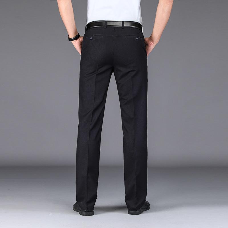 Trousers Stretch Straight Straight Solid Color Casual Trousers - Fashion - Your-Look