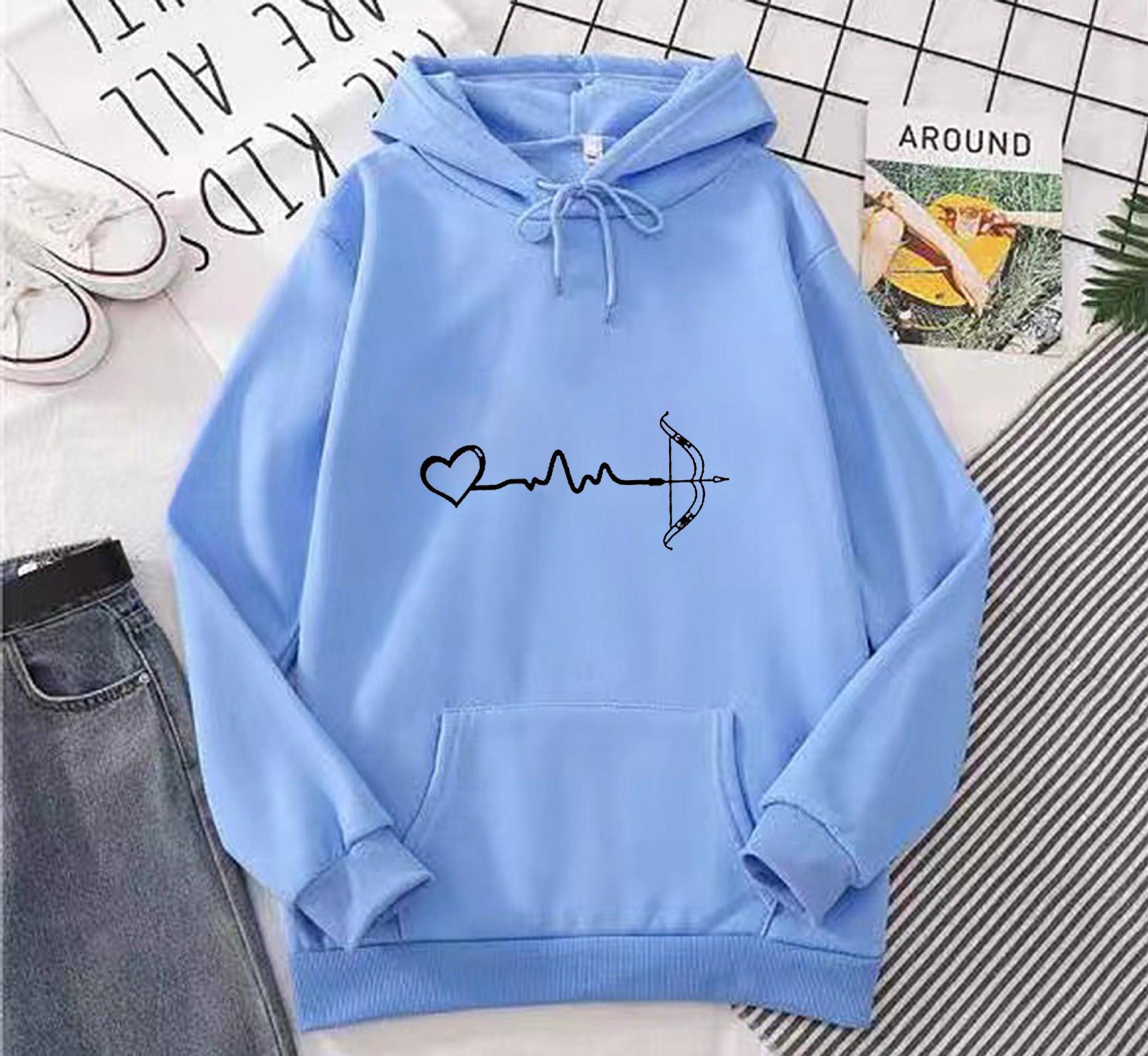 Fleece-lined Hoodie Sweater Couple&