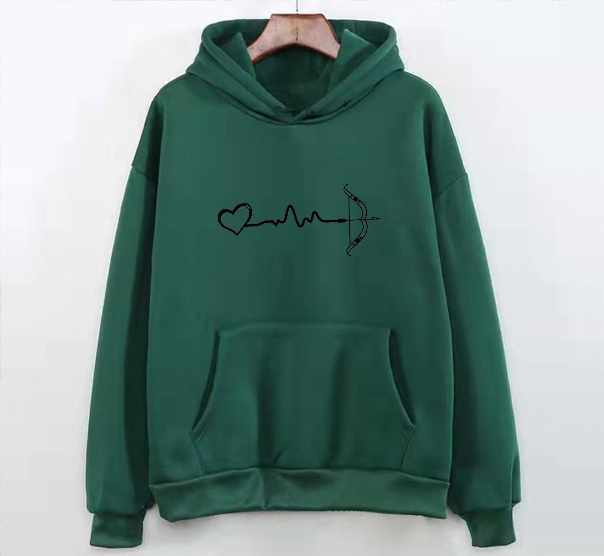 Fleece-lined Hoodie Sweater Couple&