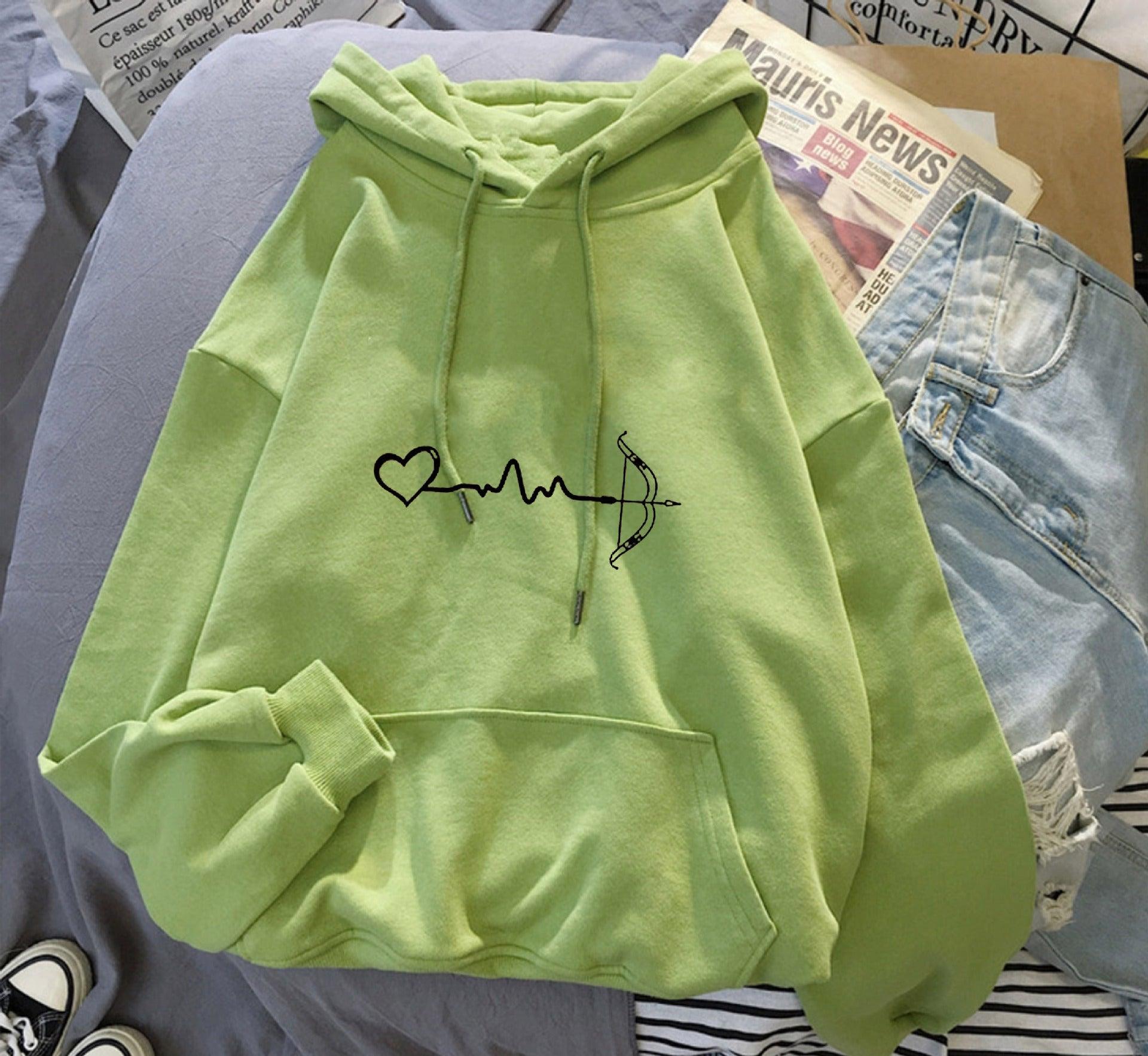 Fleece-lined Hoodie Sweater Couple&