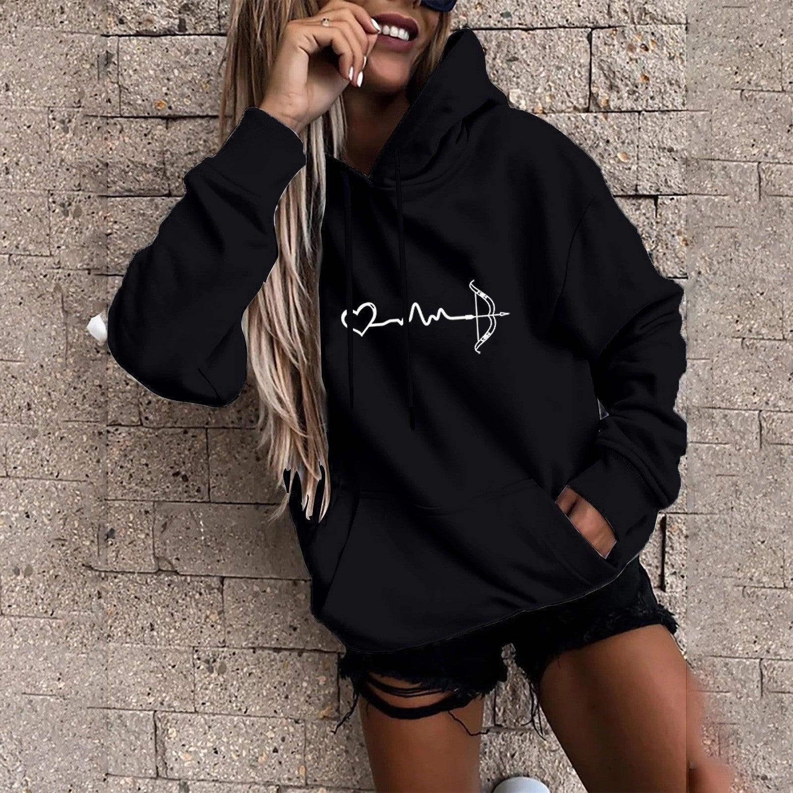 Fleece-lined Hoodie Sweater Couple&