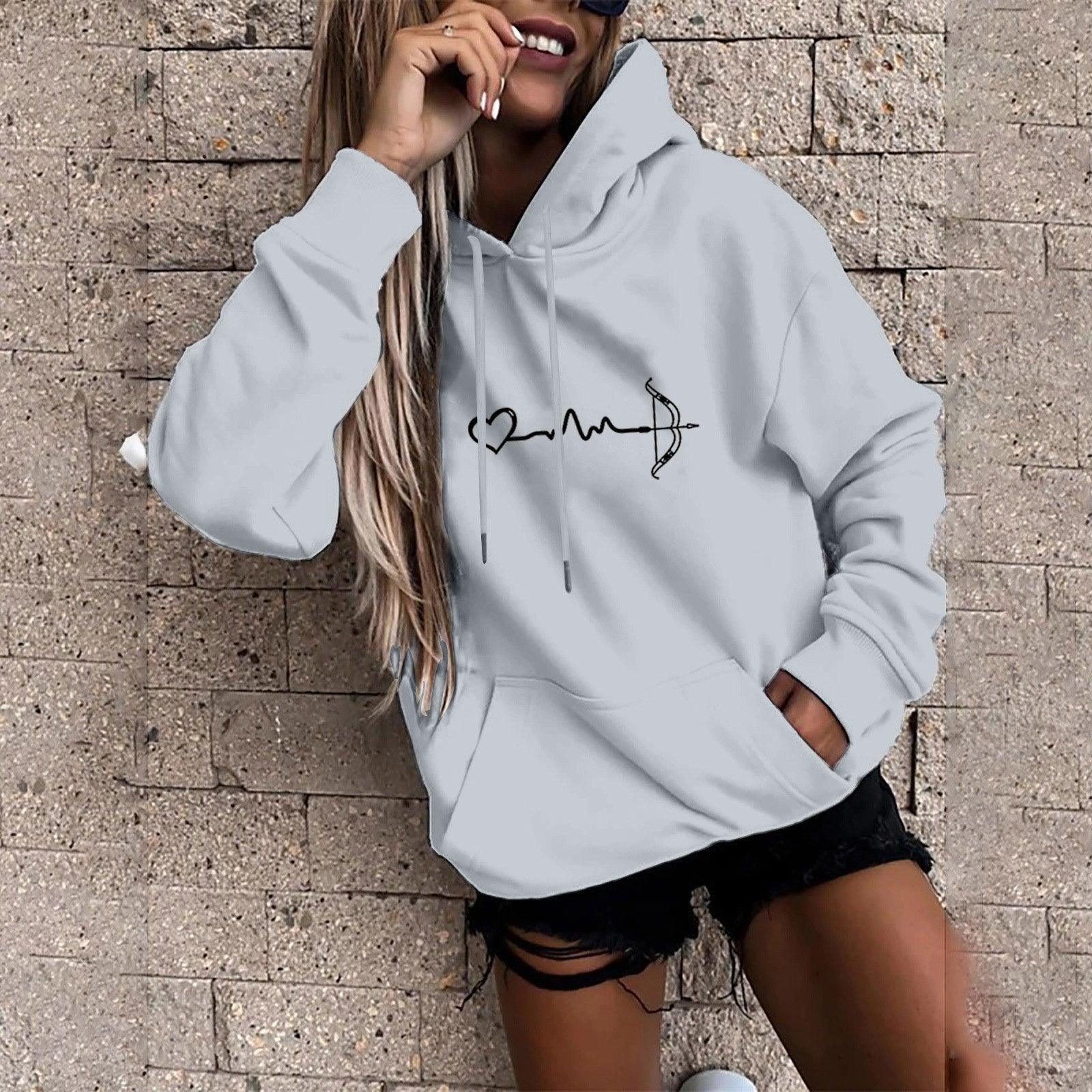 Fleece-lined Hoodie Sweater Couple&
