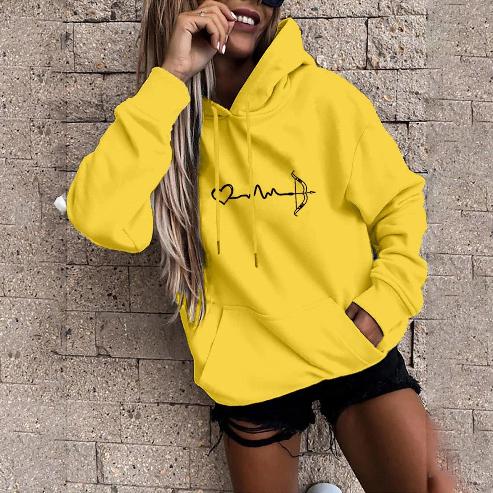 Fleece-lined Hoodie Sweater Couple&