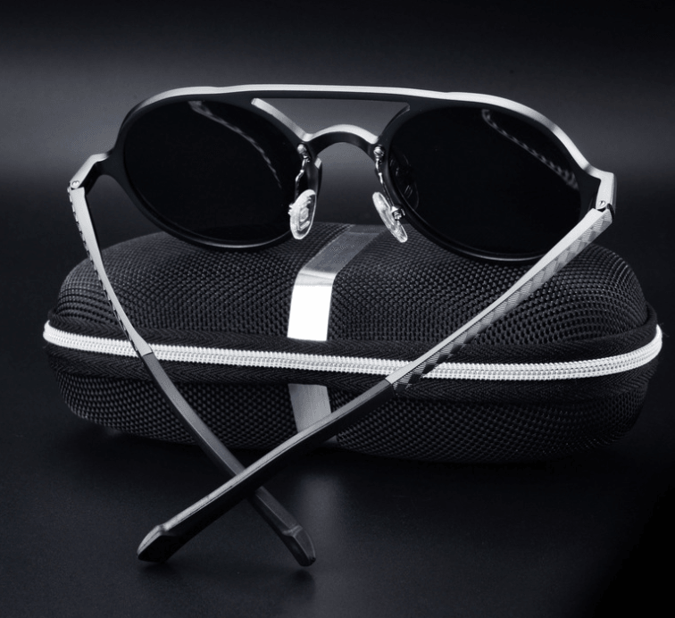 Vintage Round Frame Polarized Driving Sunglasses for Men - Your-Look