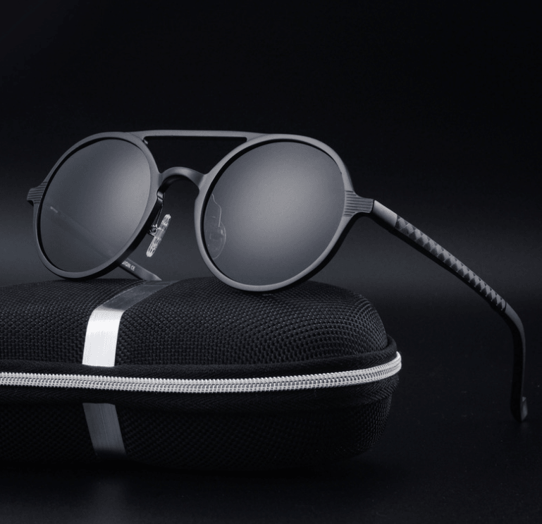 Vintage Round Frame Polarized Driving Sunglasses for Men - Your-Look