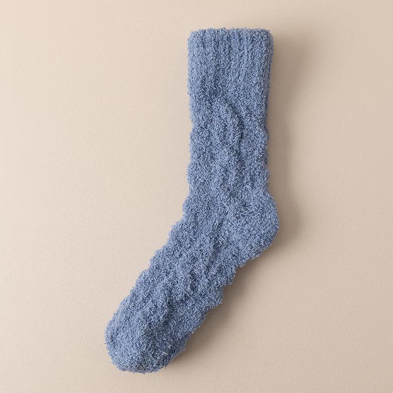 Warm Fuzzy Coral Fleece Socks For Women
