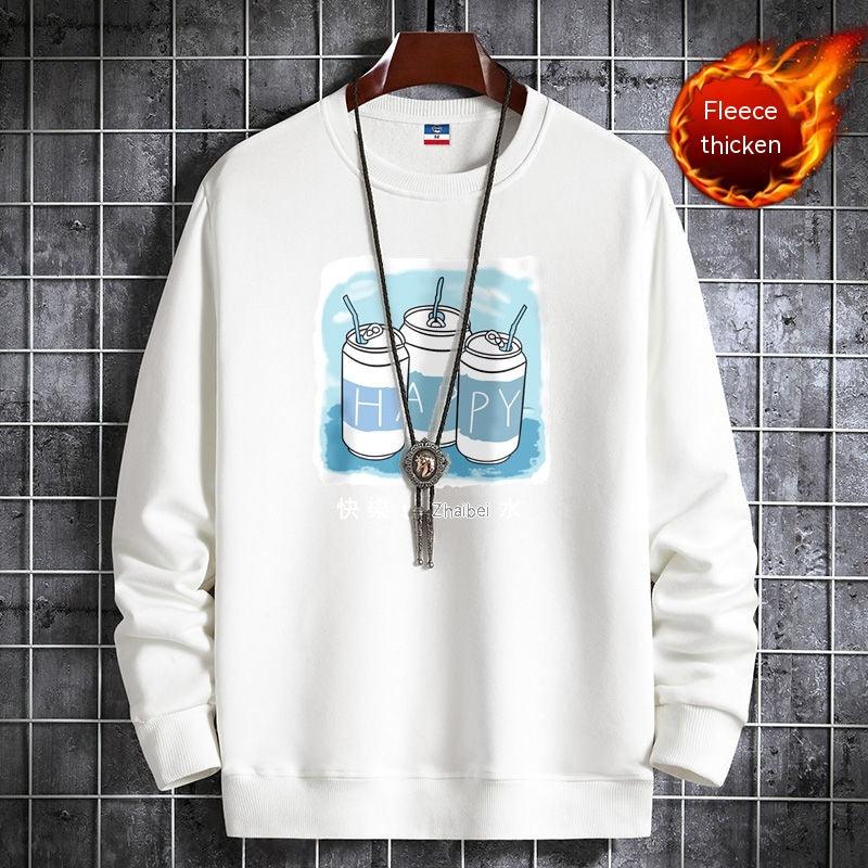 Warm With Velvet Sweater Loose Round Neck Korean - Fashion - Your-Look